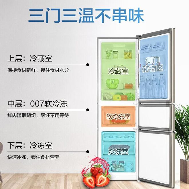哪款质量好!五款超高性价比的冰箱推荐!龙8long8国际唯一网站海尔三门冰箱(图9)